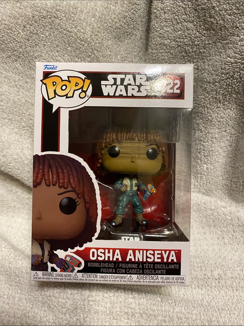 Funko Pop! Star Wars Osha Aniseya Figure - Green, Brown, Black